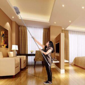 microfiber duster with extension pole(stainless steel) 30 to 100