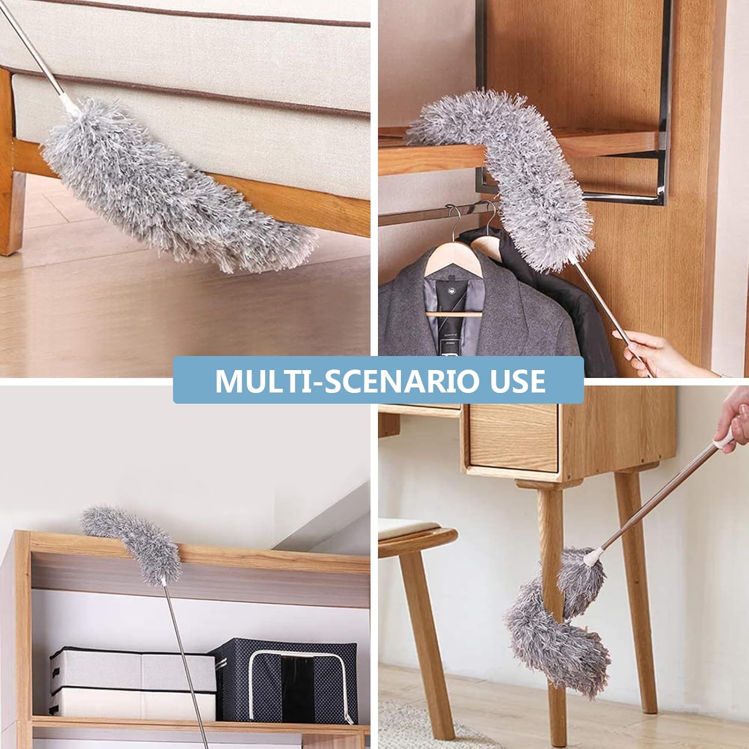 microfiber duster with extension pole(stainless steel) 30 to 100 microfiber duster with extension pole(stainless steel) 30 to 100