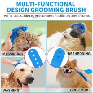 comotech 6pcs dog bath brush & dog toothbrush